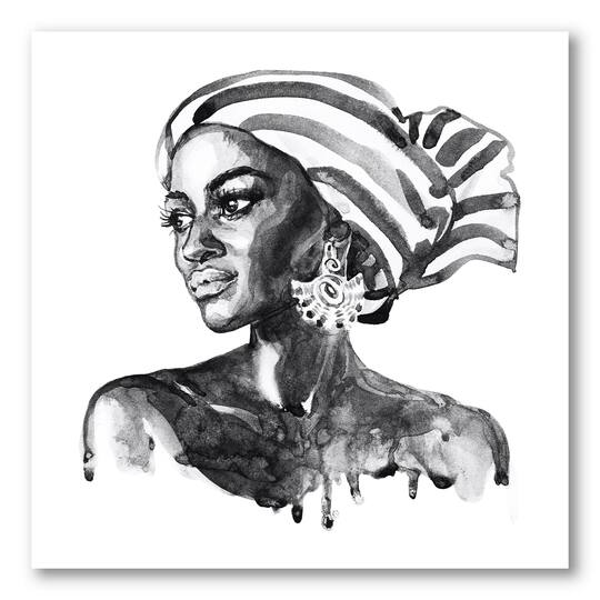 Designart - Portrait of African American Woman XII